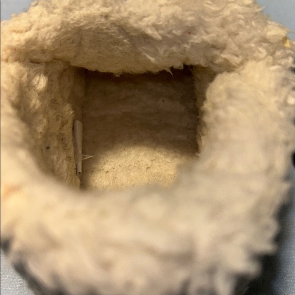 GAA HUU WOOL LOOK Polyester Lined Slippers Size 7/8 Rubber Soles - Picture 9 of 15